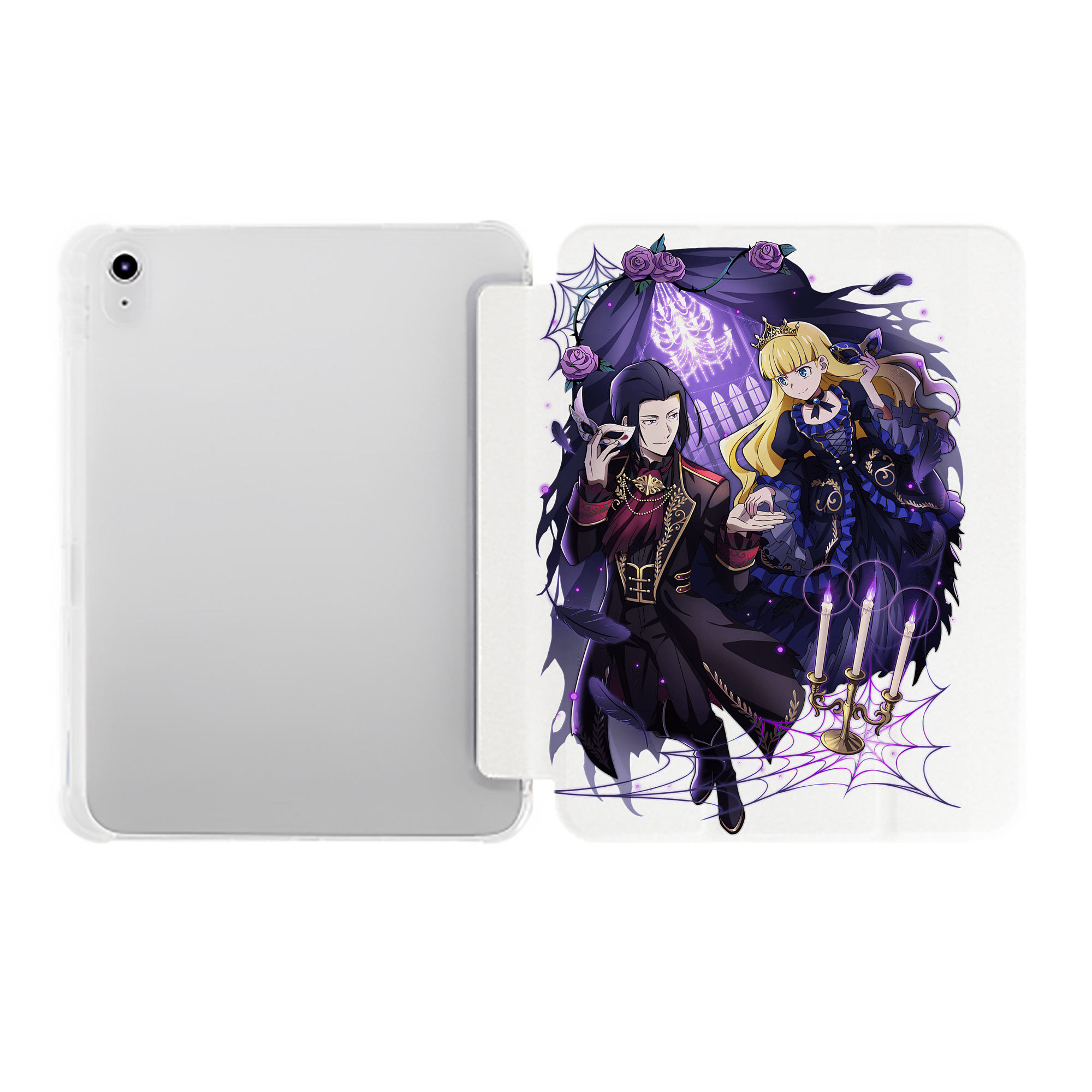 （画像用） 文豪ストレイドッグス Bungo Stray Dogs IPad ケース ペン収納付き 三つ折りスタンド PUレザー×シリコン 対応機種9.5/10.5/10.9インチ